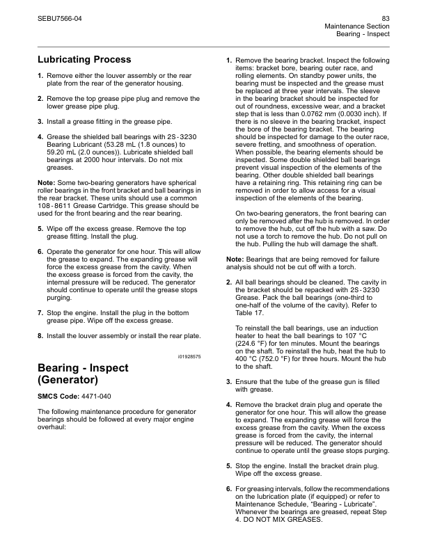 CAT G3516B G3520B Generator Set Operation and Maintenance Manual - Image 3