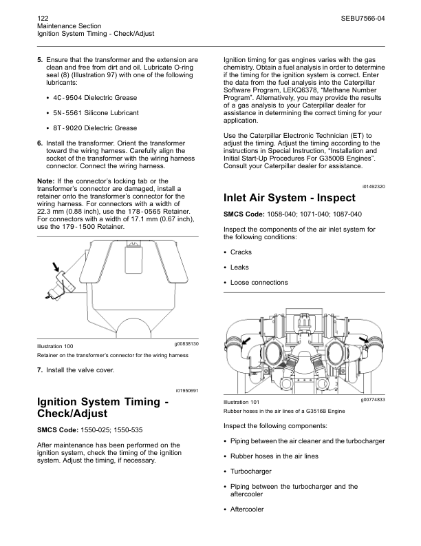 CAT G3516B G3520B Generator Set Operation and Maintenance Manual - Image 15