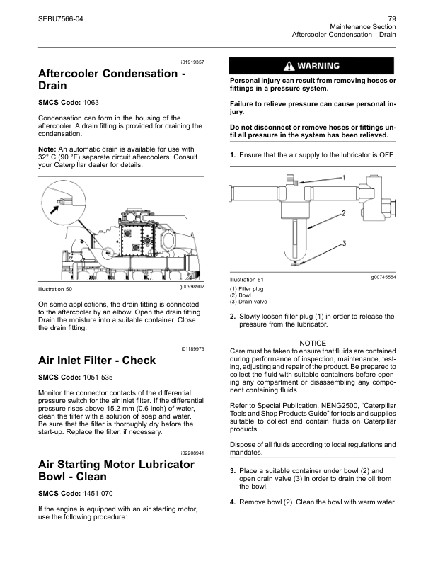 CAT G3516B G3520B Generator Set Operation and Maintenance Manual - Image 9