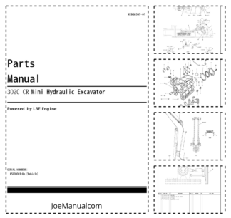 CAT 302C CR Mini Excavator Parts Catalog KSG00001-UP
