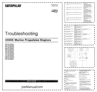 CAT 3500C Marine Propulsion Engines Troubleshooting Manual KENR5404-03