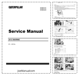 CAT 3512 Marine Engine Service Manual 66Z1-UP