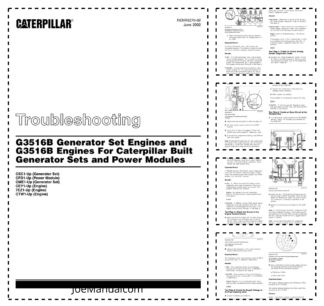 CAT 3516B Engine Troubleshooting RENR2270-02