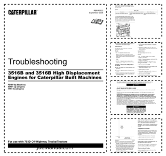 CAT 3516B High Displacement Engine Troubleshooting RENR5622