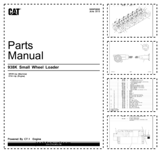 CAT 938K Wheel Loader Parts Catalog HFW1-UP