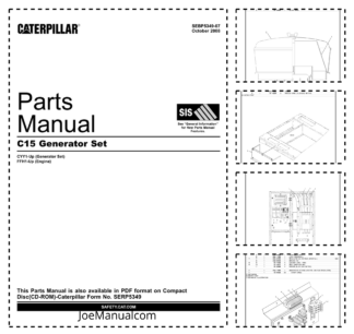 CAT C15 Generator Set Parts Catalog CYY1-UP