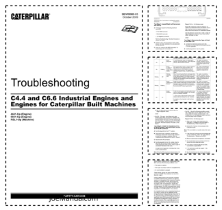 CAT C4.4 C6.6 Engines Troubleshooting Manual SENR9969-05
