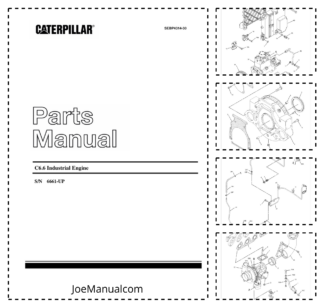 CAT C6.6 Industrial Engine Parts Manual 6661-UP