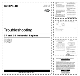 CAT C7 C9 Industrial Engine Troubleshooting RENR2418-02