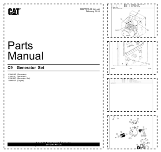 CAT C9 Generator Set Parts CatalogF5A1 F6B1 LX91 S9X1-UP
