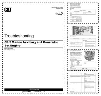 CAT C9.3 Marine Auxiliary and Generator Set Engine Troubleshooting