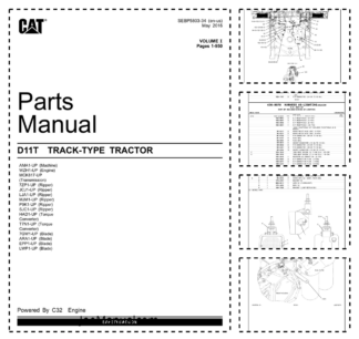 CAT D11T Track-Type Tractor Parts Manual AMA1-UP