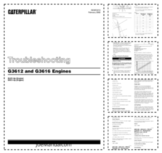 CAT G3612 G3616 Engines Troubleshooting Manual BLB1-UP BKE1-UP