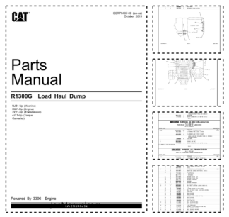 CAT R1300G LHD Parts Catalog Volume II NJB1-UP