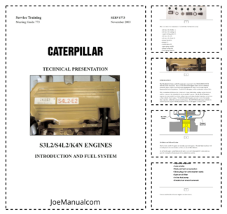 CAT S3L2 S4L2 K4N Engines Introduction and Fuel System Manual