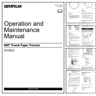 CAT D8T Track Type Tractor Operation and Maintenance Manual J8B1-UP KPZ1-UP