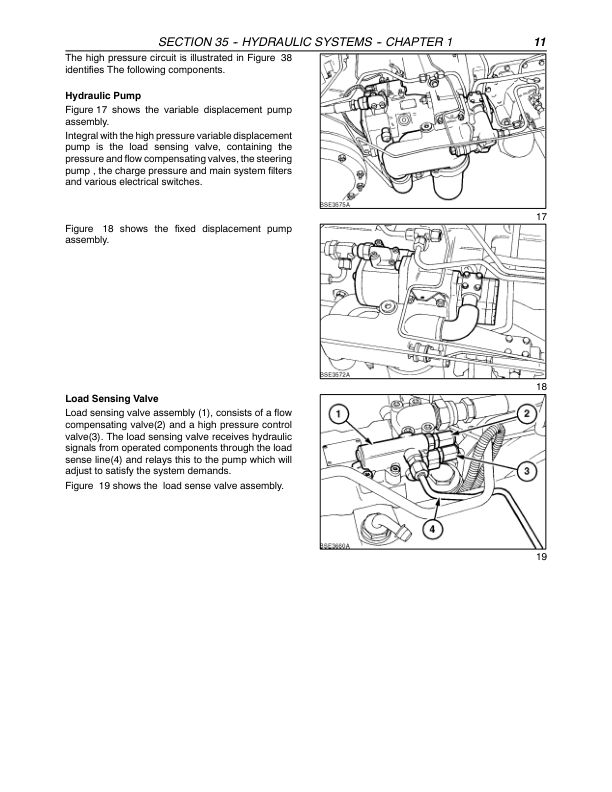 CASE MXU 100 110 115 125 130 135 Tractors Hydraulic Systems Repair Manual - Image 7