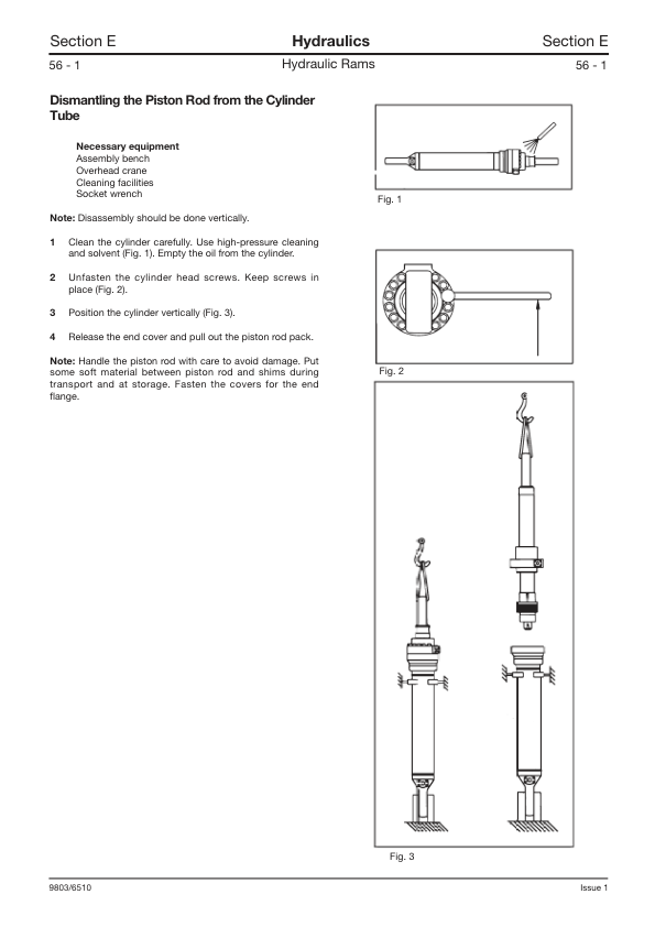 JCB JS200 JS210 JS220 Excavator Service Manual 9803/6610-1 - Image 13