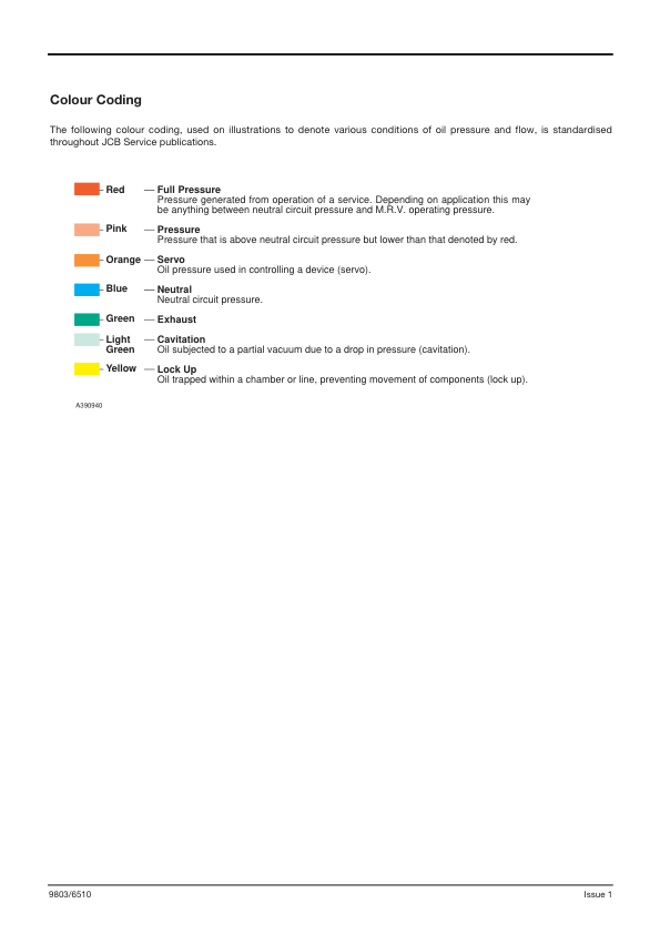 JCB JS200 JS210 JS220 Excavator Service Manual 9803/6610-1 - Image 5
