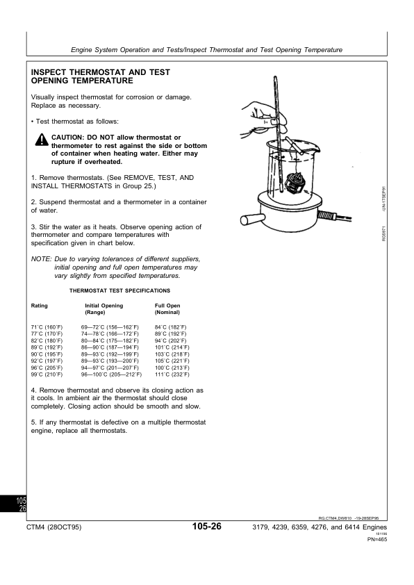 John Deere Series 300 3179 4239 6359 4276 and 6414 Diesel Engine Service Manual CTM4 28OCT95 - Image 18