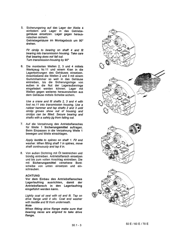 Komatsu 50E 60E 70E Wheel Loader G423 Transmission Repair Manual - Image 12