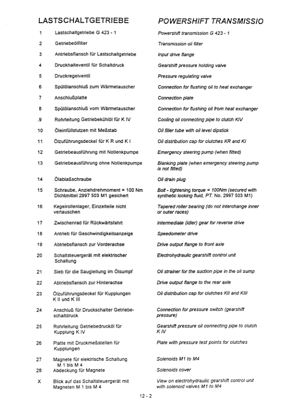 Komatsu 50E 60E 70E Wheel Loader G423 Transmission Repair Manual - Image 5