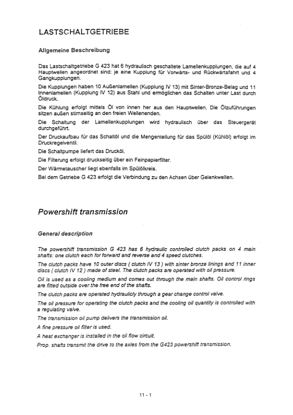 Komatsu 50E 60E 70E Wheel Loader G423 Transmission Repair Manual - Image 11