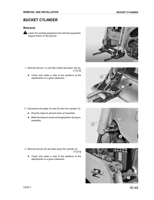 Komatsu CK30-1 Compact Track Loader Workshop Manual SN A30001 and UP - Image 12