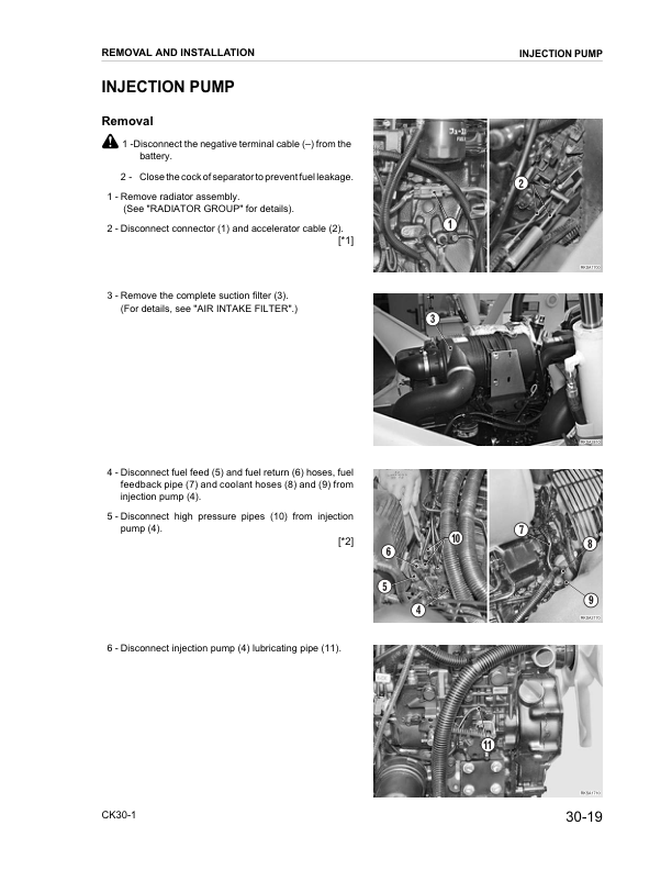 Komatsu CK30-1 Compact Track Loader Workshop Manual SN A30001 and UP - Image 11