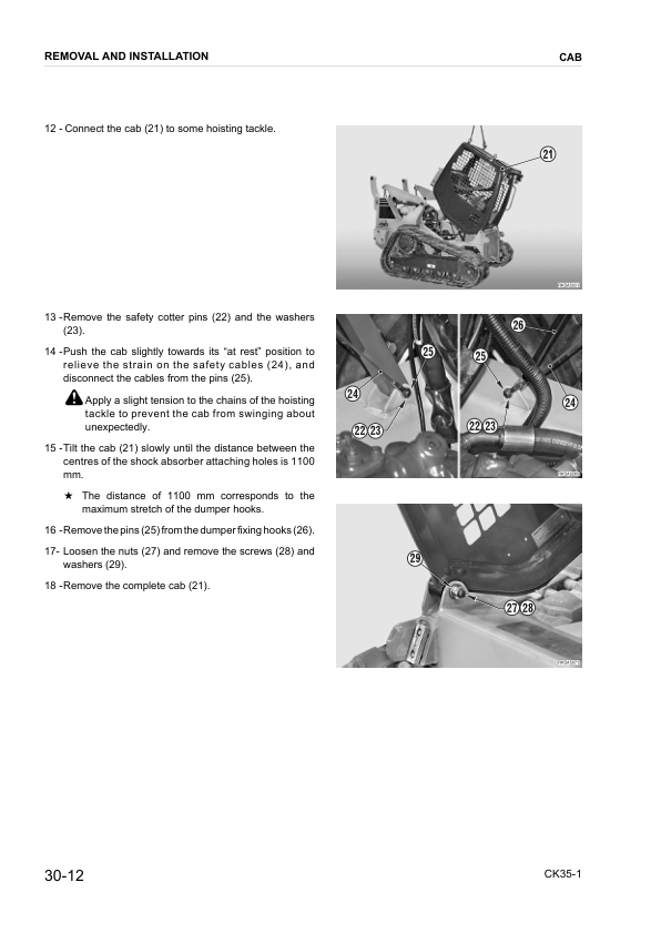 Komatsu CK35-1 Skid Steer Workshop Manual SN F00003 and UP - Image 11