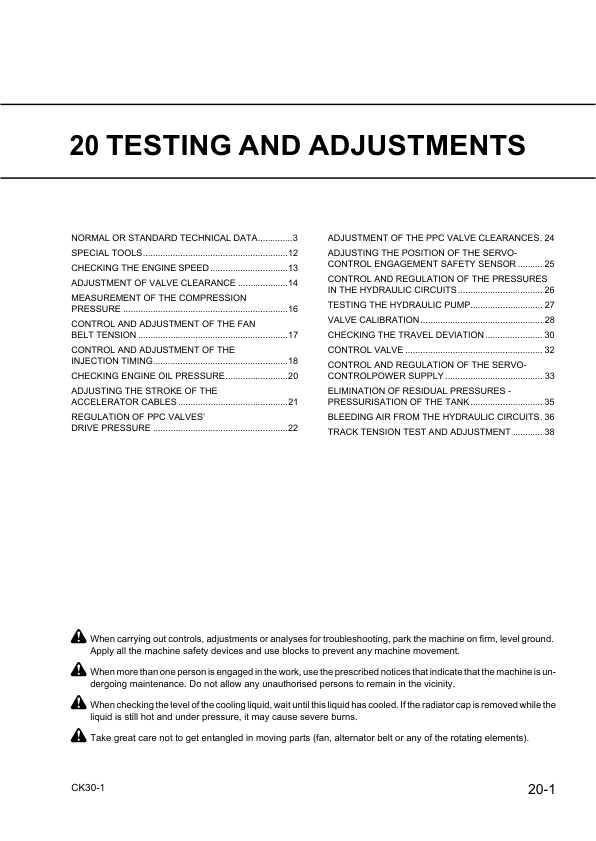 Komatsu CK35-1 Skid Steer Workshop Manual SN F00003 and UP - Image 10