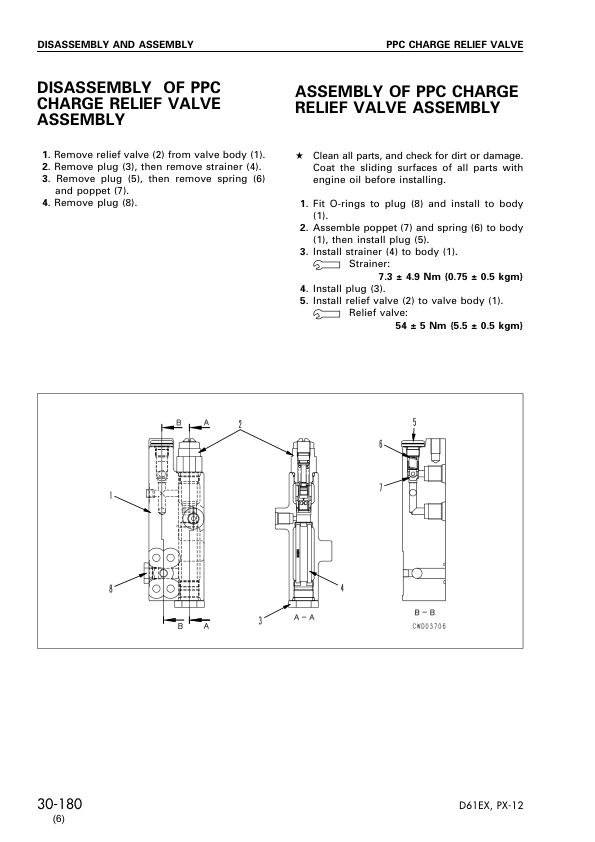 Komatsu D61EX PX-12 Dozer Workshop Manual SN 1001 B1001 and UP - Image 14