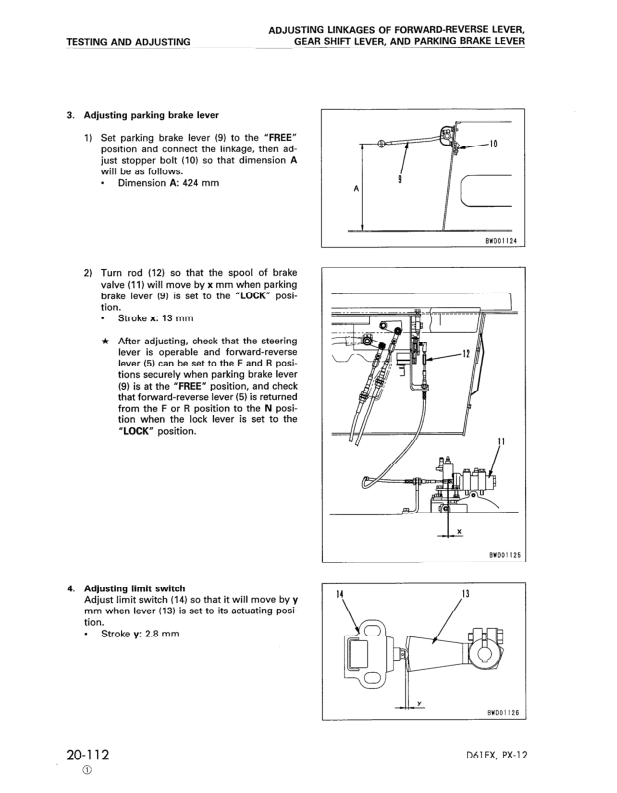 Komatsu D61EX PX-12 Dozer Workshop Manual SN 1001 B1001 and UP - Image 10