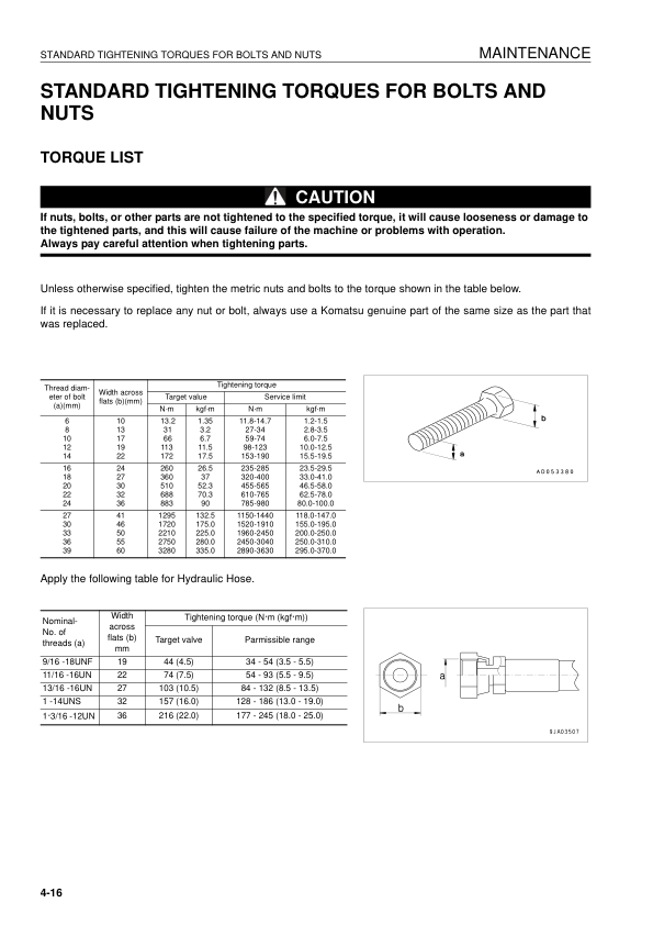 Komatsu D65EX-15E0 D65PX-15E0 Dozer Operations nad Maintenance Manual SN 69001 and UP - Image 10