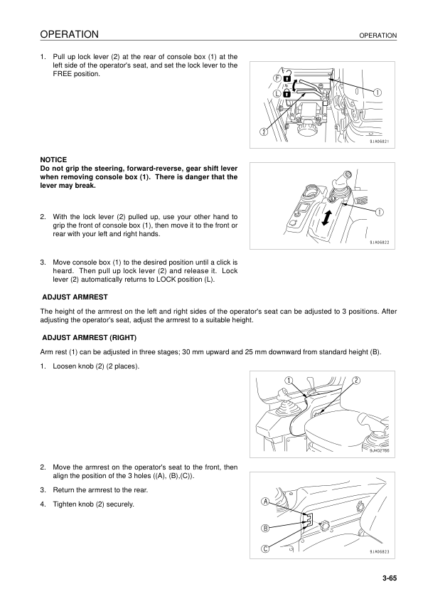 Komatsu D65EX-15E0 D65PX-15E0 Dozer Operations nad Maintenance Manual SN 69001 and UP - Image 8