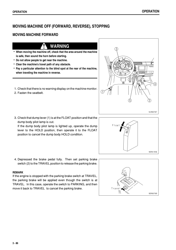 Komatsu HM350-1 Galeo Dump Truck Operation and Maintenance Manual SN 1126 and UP - Image 9