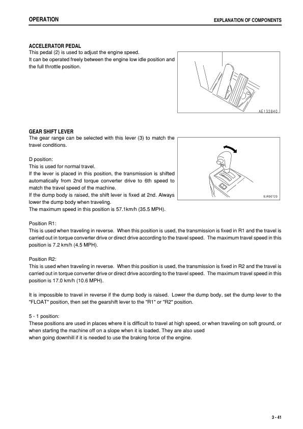 Komatsu HM350-1 Galeo Dump Truck Operation and Maintenance Manual SN 1126 and UP - Image 14