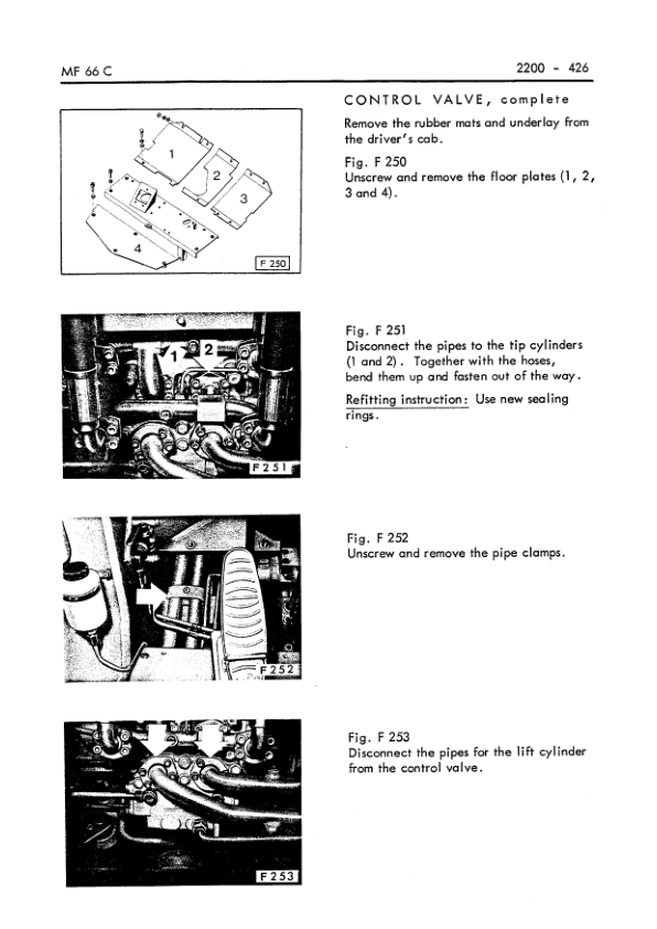 Komatsu Hanomag 66C 66D Wheel Loader Hydraulic System Workshop Manual 3072517M1 - Image 8