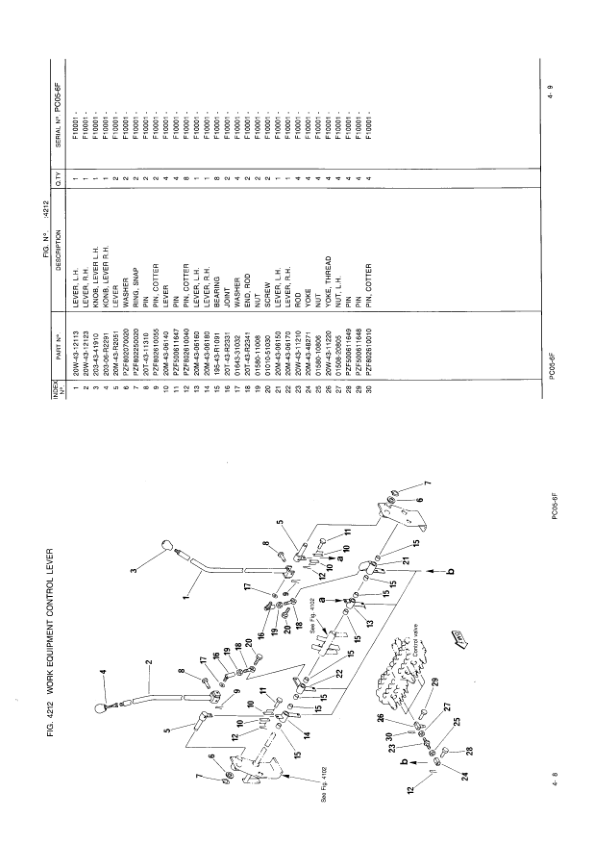 Komatsu PC05-6F Excavator Parts Catalog SN F10001 and UP - Image 16