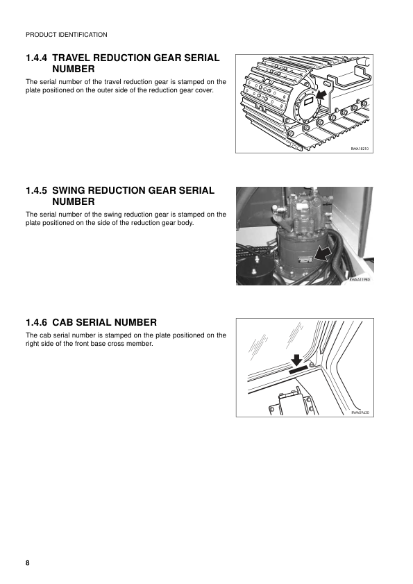 Komatsu PC110R-1 Excavator Operation and Maintenance Manual SN 2265010001 and UP - Image 3
