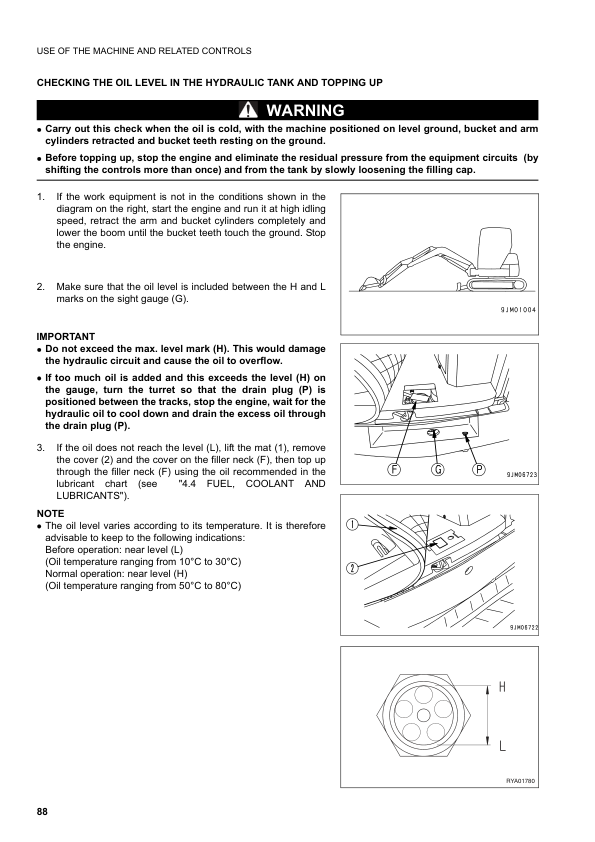 Komatsu PC14R-2 Excavator Operation and Maintenance Manual SN F00003 and UP - Image 13