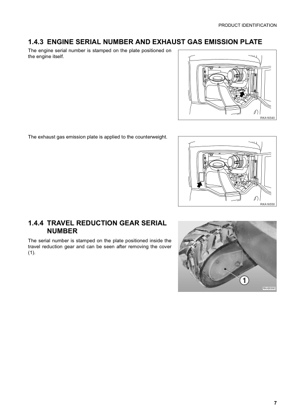 Komatsu PC14R-2 Excavator Operation and Maintenance Manual SN F00003 and UP - Image 9