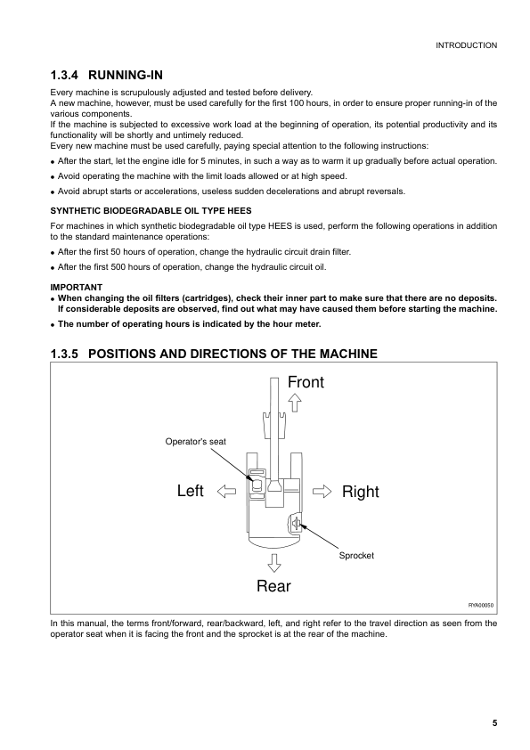 Komatsu PC14R-2 Excavator Operation and Maintenance Manual SN F00003 and UP - Image 7