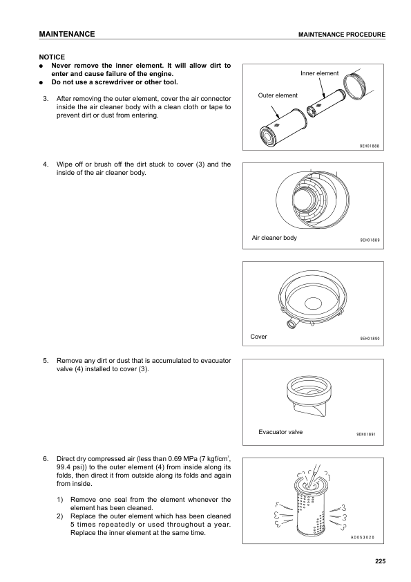 Komatsu PC210-7K PC210LC PC210NLC-7K PC230NHD-7K PC240LC NLC-7K Excavator Operation Manual - Image 13