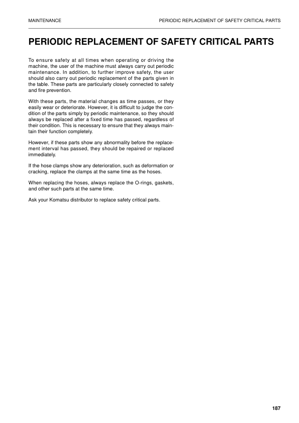 Komatsu PC210 PC210LC-6K PC240LC PC240NLC-6K Excavator Operation and Maintenance Manual - Image 9