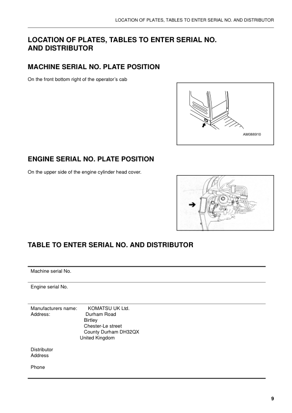 Komatsu PC210 PC210LC-6K PC240LC PC240NLC-6K Excavator Operation and Maintenance Manual - Image 5