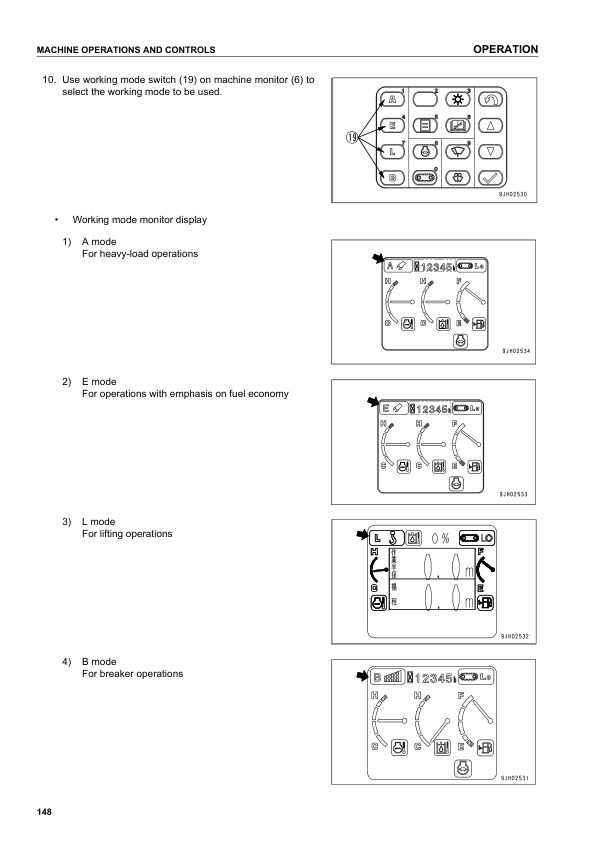 Komatsu PC210 PC210LC PC21-NLC PC230NHD PC240LC PC240NLC-7K Excavator Operation and Maintenance Manual - Image 13