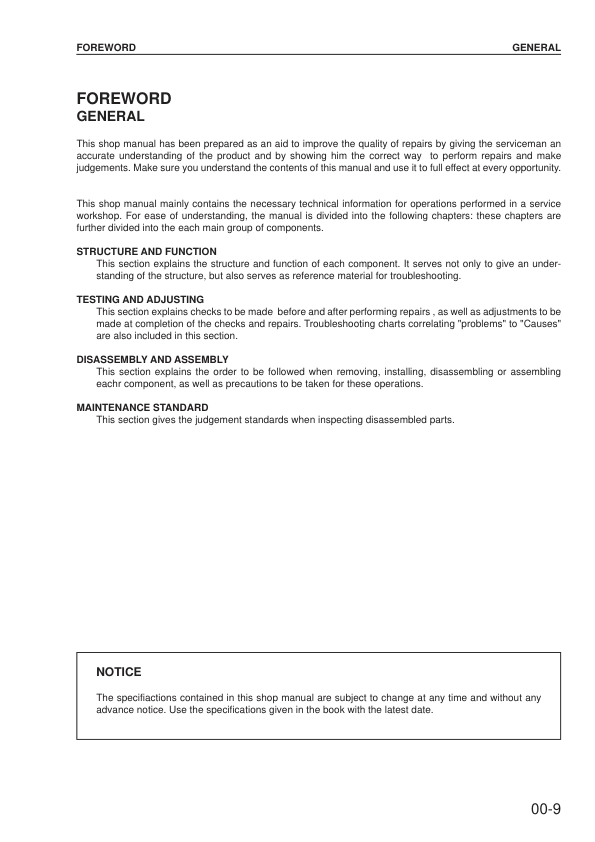 Komatsu PC290LC-6K PC290NLC-6K Excavator Workshop Manual SN K30001 K34001 - Image 8