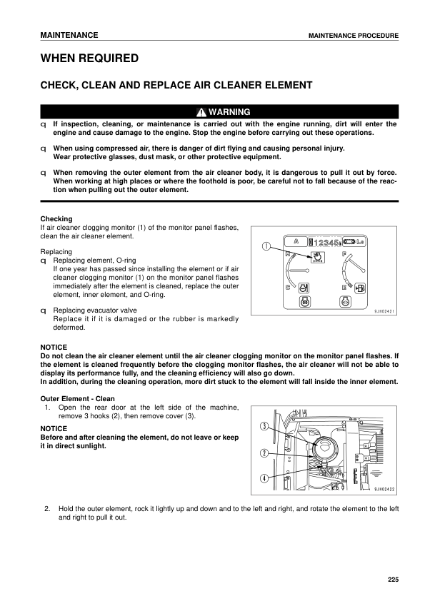 Komatsu PC290LC-7K PC290NLC-7K Excavator Operation and Maintenance Manual SN K40395 and UP - Image 12