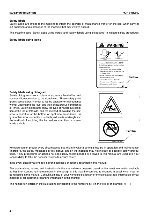 Komatsu PC290LC-7K PC290NLC-7K Excavator Operation and Maintenance Manual SN K40395 and UP - Image 5